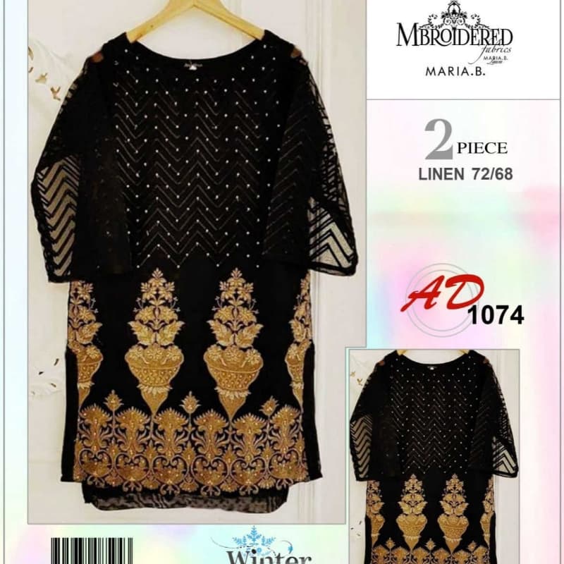 Maria B Full embroidered linen