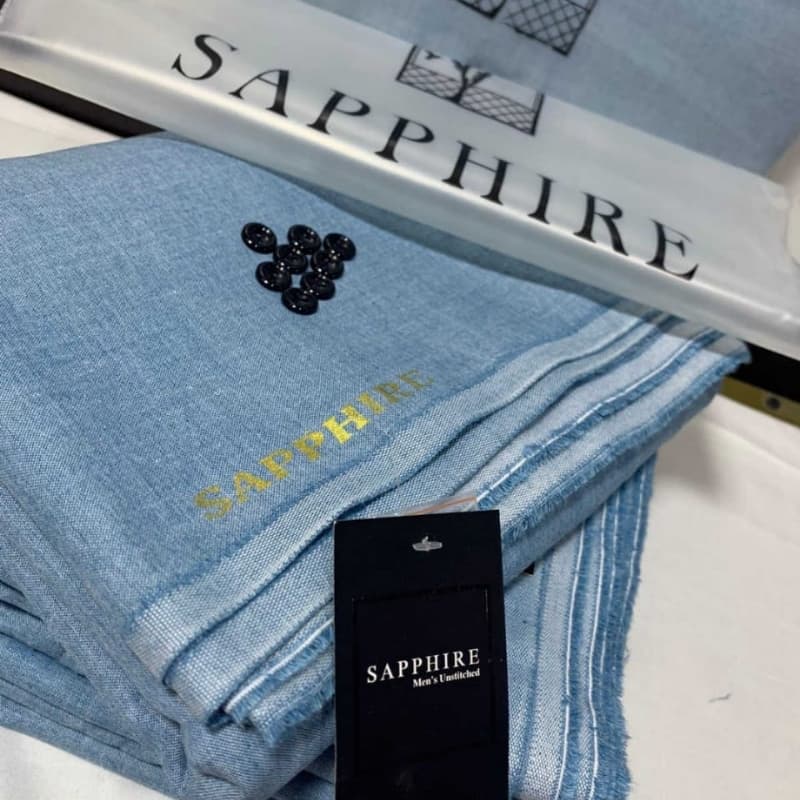 Makhmal Wool Fabric with buttons