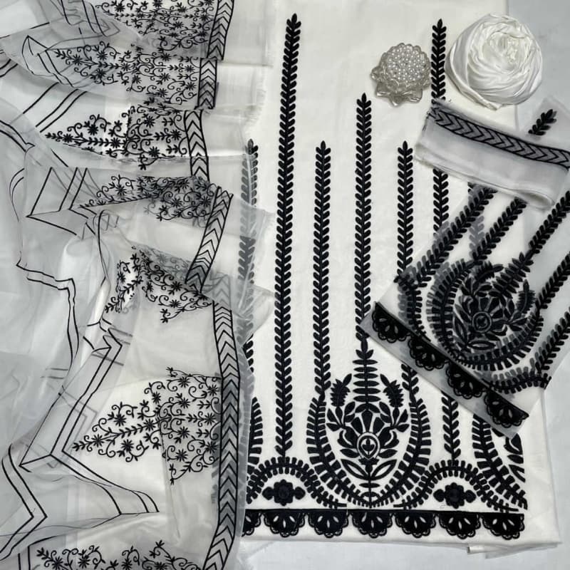 3 PCs quality linen fabric 72*68