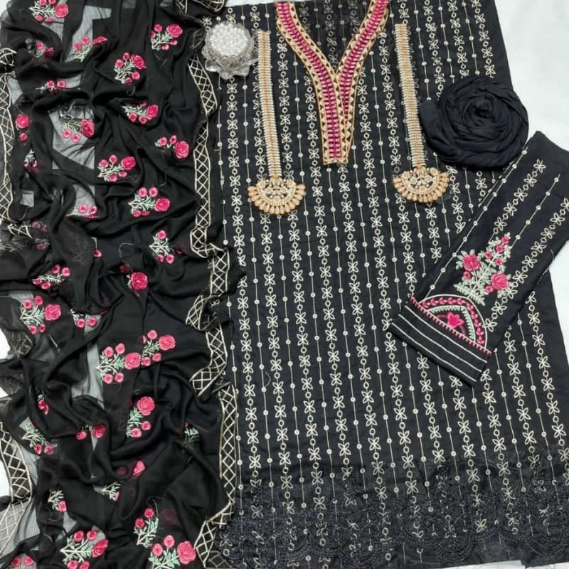 3 PCs quality linen fabric 72*68