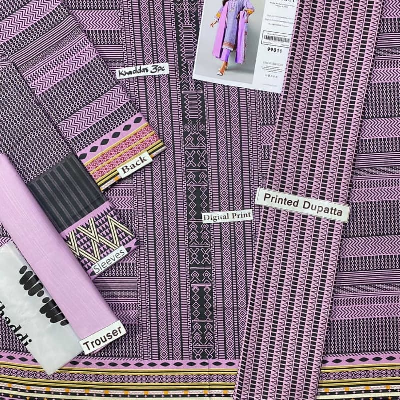 3 PCs Quality Khaddar Fabric