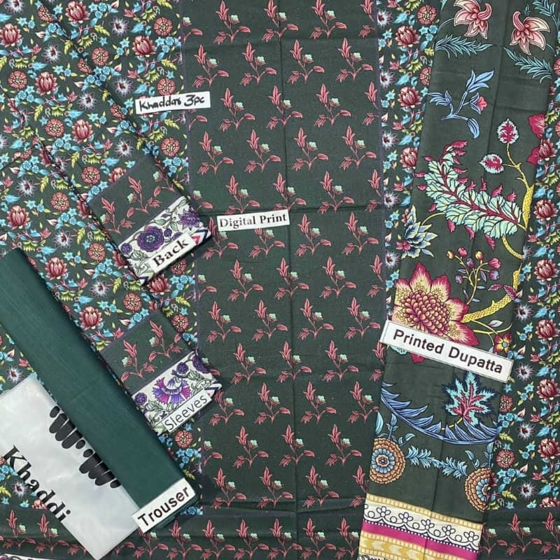 3 PCs Quality Khaddar Fabric