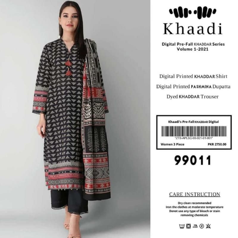 3 PCs Quality Khaddar Fabric