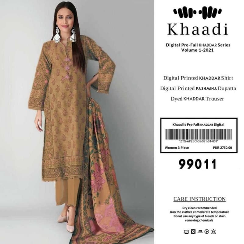 3 PCs Quality Khaddar Fabric