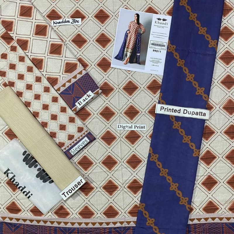 3 PCs Quality Khaddar Fabric