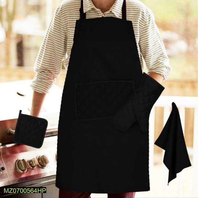 4 PCs kitchen apron set