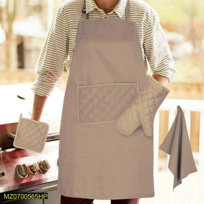 4 PCs kitchen apron set
