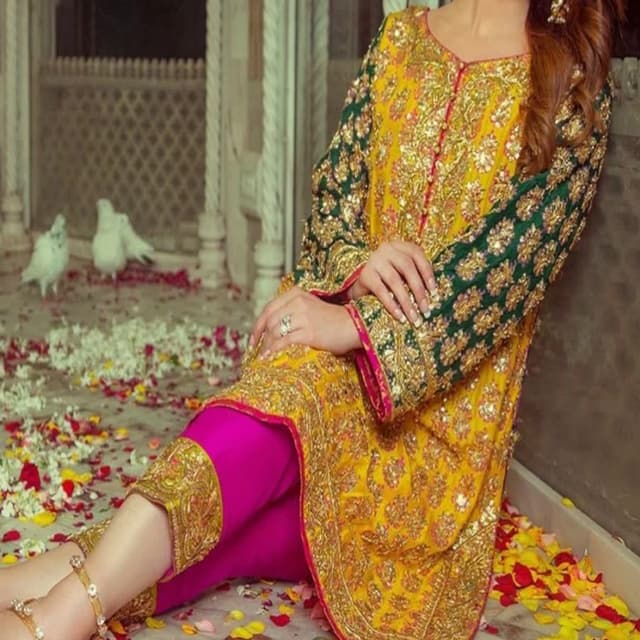 Bridal Mehndi Dress