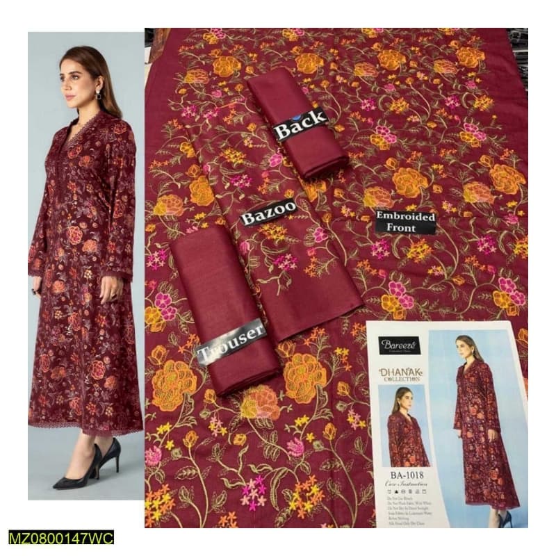 2 PCs quality Dhanak Fabric