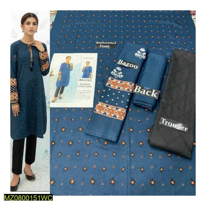 2 PCs quality Dhanak Fabric